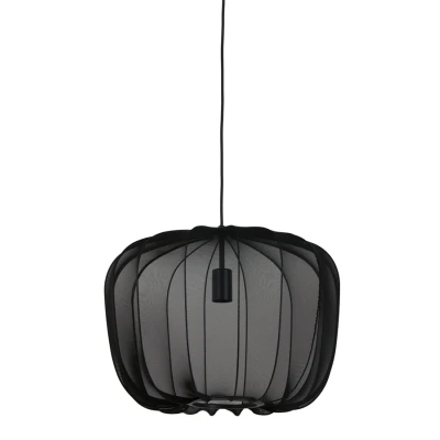 Afbeelding van Plumeria hanglamp Ø50x37.5 cm zwart