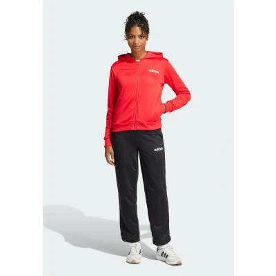 Afbeelding van adidas Sportswear Linear Trainingspak, Dames, Maat: XXS, Pure ruby
