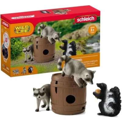 Image de Coffret Jeux Rigolos Avec La Noix, Figurines Animaux Sauvages, Schleich 42596 Wild Life, Pour Enfant Des 3 Ans