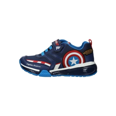 Afbeelding van Geox Babyschoenen voor kinderen, Maat: 35, Navy red c Imitatieleer/ textiel