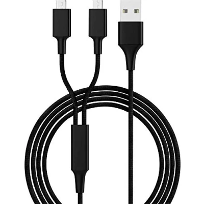 Afbeelding van Smrter USB laadkabel 2.0 A stekker, micro B stekker 1.20 m Zwart SMRTER_HYDRA_DUO_M_BK