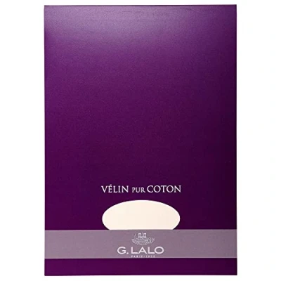 Afbeelding van Lalo 11800 l, een blok met 40 vellen, effen, 21 x 29,7 cm, 125 g, puur katoen, crèmekleurig