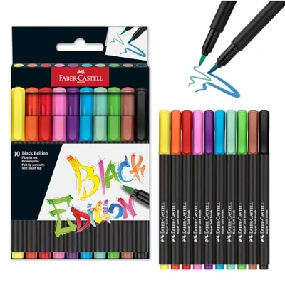 Afbeelding van Brushpen FC Black Edition in karton etui