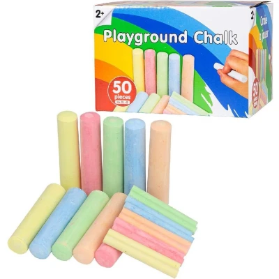Afbeelding van Stoepkrijt 50 stuks (Gekleurd)