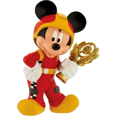 Afbeelding van Disney Mickey Mouse Roadster Racers taart topper decoratie 7 cm.