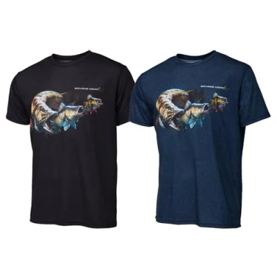 Image de Savage Gear Cannibal T shirt Black Size XL pêche