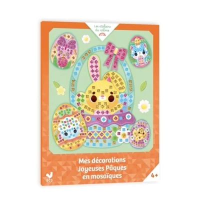 Afbeelding van MES DECORATIONS JOYEUSES PAQUES EN MOSAIQUES (POCHETTE + ACC