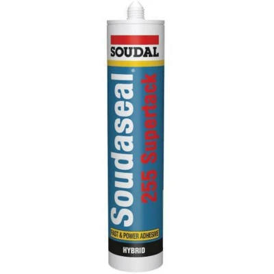 Afbeelding van Soudal high tack wit 12x 425 gram Montagekit Lijmkit Plintenkit