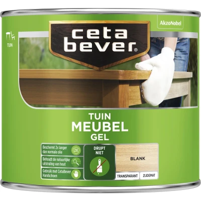 Afbeelding van Ceta Bever Tuinmeubelgel Blanke lak &amp; Beits