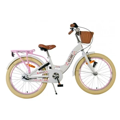Afbeelding van Volare Blossom Kinderfiets Meisjes 20 inch Wit Nexus 3 versnellingen