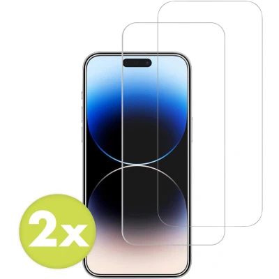 Afbeelding van Accezz screenprotector Geschikt voor iPhone 15 / Pro 16 2 pack glass