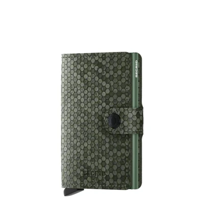 Afbeelding van Secrid Miniwallet Hexagon green Dames portemonnee