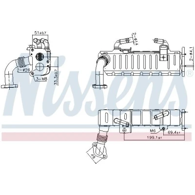 Afbeelding van Nissens EGR koeler 989475
