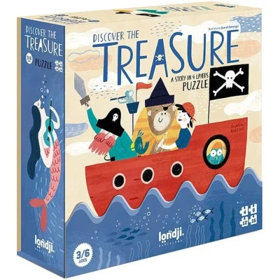 Afbeelding van Londji puzzel discover the treasure 4, 8, 12, 16st