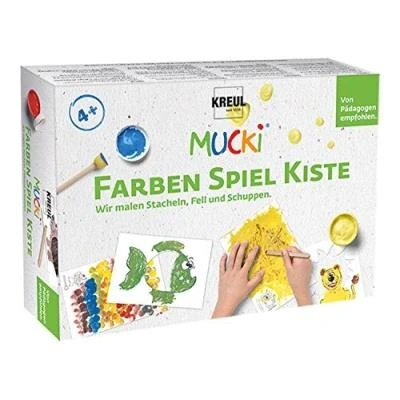 Image de Kreul Gouache Aux Doigts Mucki, Kit De Peinture Pour Jouer