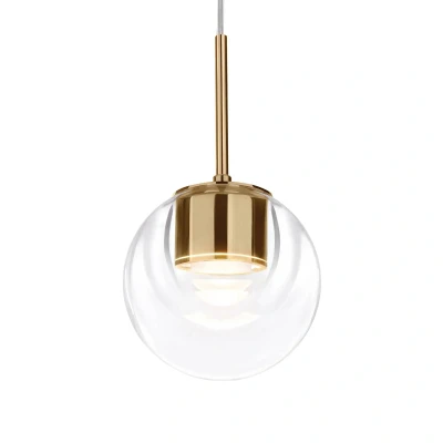 Afbeelding van Kundalini Dew LED hanglamp, 1 lamp messing