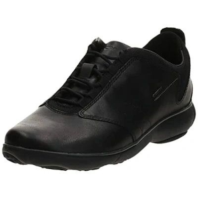 Afbeelding van Geox Sneakers laag, Heren, Maat: 40, Black Leer
