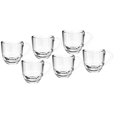Afbeelding van Leonardo Napoli Espressokopje 8 Cl Set Van 6 Transparant