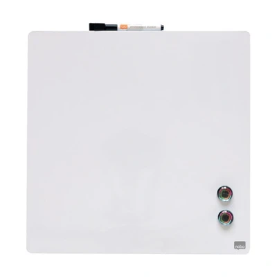 Image de Quartet tableau magnétique carré, blanc, 360x360 mm nobo 102289