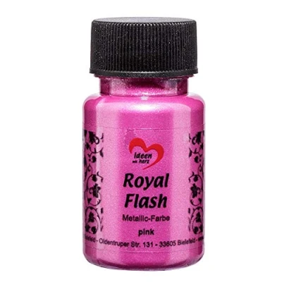 Afbeelding van Royal Flash Metallic acrylverf met de fijnste glitterdeeltjes, 50 ml, roze