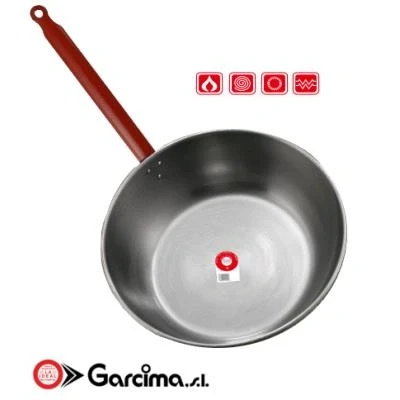Image de Garcima poele profonde chromée 32cm / 5,00l