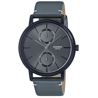 Afbeelding van Casio MTP B310BL 1AVEF horloge, grijs, bandjes, grijs., Riemen