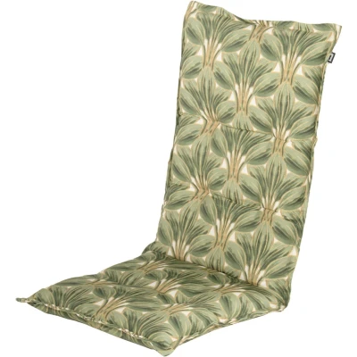 Afbeelding van Hartman Tuinkussen Hoge Rug 123 X 50 10 Milo Green Groen Tuinkussens