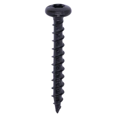 Afbeelding van Woodies Ultimate spaanplaatschroef 4x30mm cilinderkop T20 shield zwart 61640318 (Per 200 stuks)