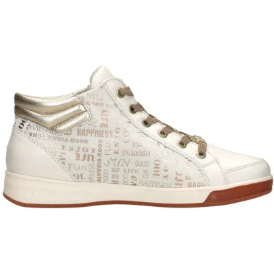 Afbeelding van Ara Rom St High Soft Veterschoenen Hoog wit Maat 3.5