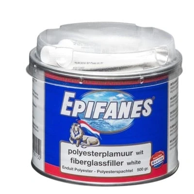 Afbeelding van Epifanes Polyesterplamuur Grijs 500 gram