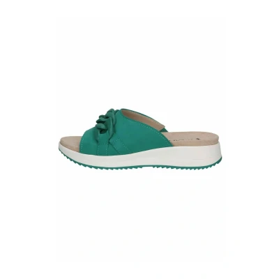 Afbeelding van Caprice Muiltjes, Dames, Maat: 37, Emerald suede Leer