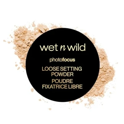 Image de Wet n Wild Photo Focus Loose Setting Powder, Poudre de Fixation Soyeuse et Légère pour Fixer, Matifier, Absorber l&#039;huile Cuire, Effet Flou Doux, Banana, 20g