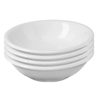 Afbeelding van Westmark 6975224C Set van 4 kleine ronde keramische potten Ø 7 x 2 cm wit