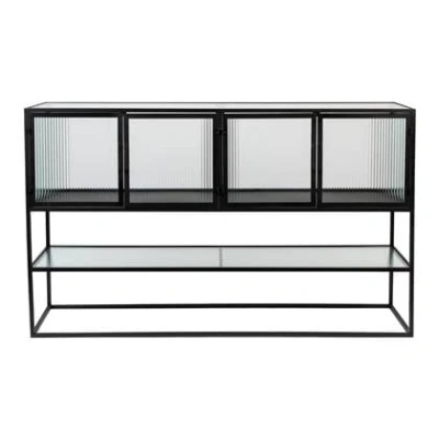 Afbeelding van Dutchbone Boli Dressoir Hoog Metaal Zwart