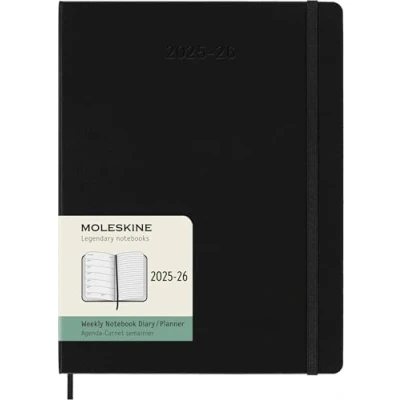 Afbeelding van Moleskine, Agenda, WONK 25/26 XL HC Swrz (19 x 25 cm, Engels)