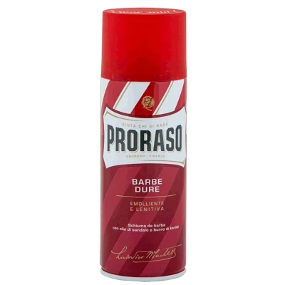 Afbeelding van PRORASO RED LINE SHAVING FOAM 400ML