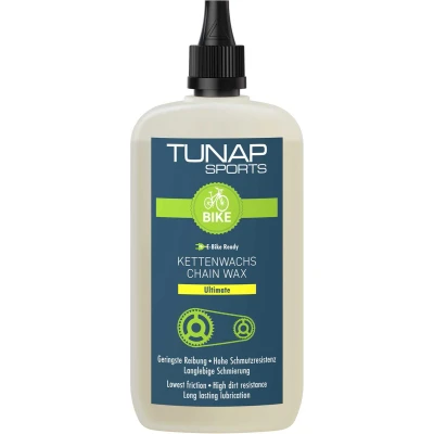 Afbeelding van Tunap Chain Wax Ultimate 100ml (Druppelfles) Kettingwax Vloeibaar fietsonderhoud wielrennen mountainbike