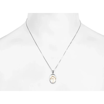 Afbeelding van Horka Ketting Paard Zilver