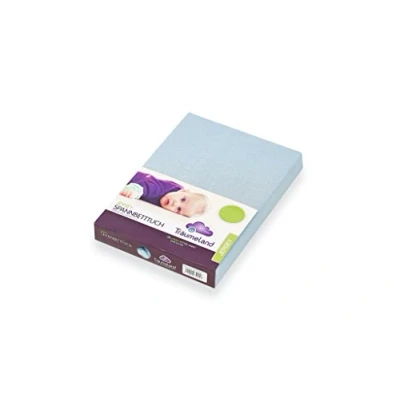 Afbeelding van Träumeland TT02035 Jersey hoeslaken 100 x cm lichtblauw