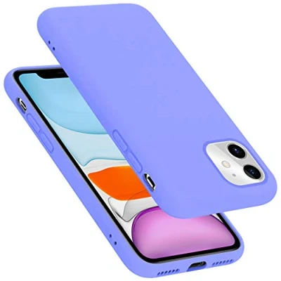 Afbeelding van Cadorabo Hoesje geschikt voor Apple iPhone 11 in LIQUID LICHT PAARS Beschermhoes gemaakt van flexibel TPU silicone Case Cover