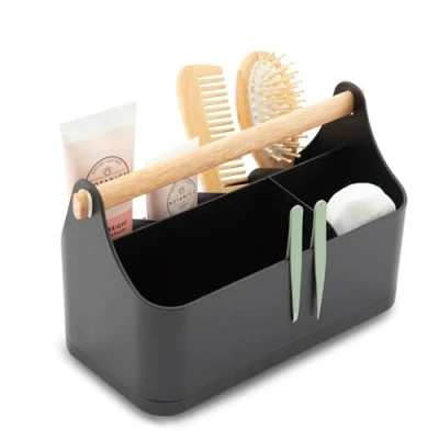 Afbeelding van simplywire Make up Organizer Badkamermand Zwart