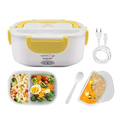 Afbeelding van Beper 90.920G Lunchbox met verwarmingsfunctie Geel