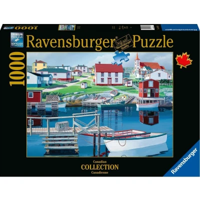 Afbeelding van Ravensburger puzzel Canadian Collection Haven in Greenspond Legpuzzel 1000 stukjes