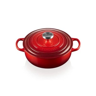 Afbeelding van Le Creuset Braadpan Sauteuse 24cm Rood
