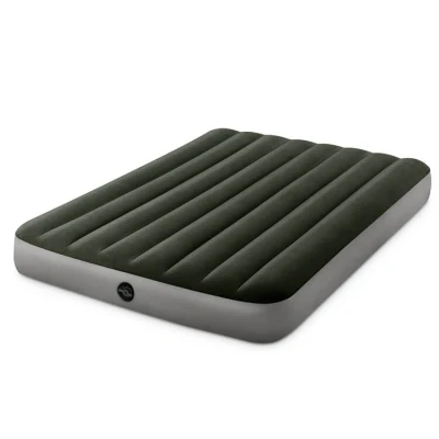 Image de Intex Prestige Downy avec pompe à batterie lit français