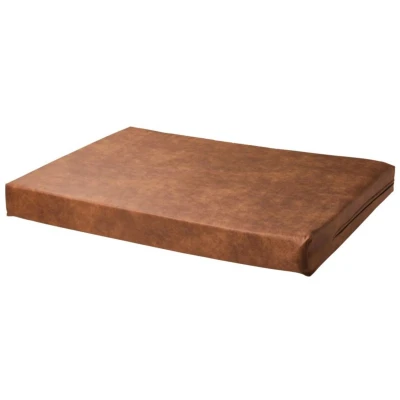 Afbeelding van Losse hoes hondenbed/matras Cowboy cognac 80x55x10 cm