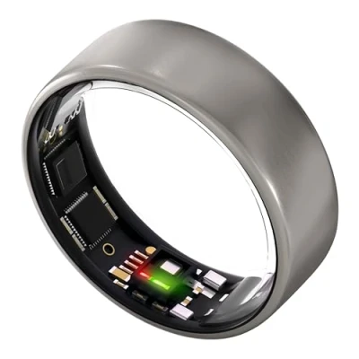Afbeelding van Ultrahuman Ring Air Matt Grey Ringmaat 11 Smart Slaap Tracking Hartslag &amp; Temperatuur Monitoring, Volg Slaap, Beweging Herstel