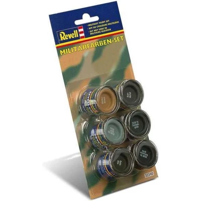 Afbeelding van Militaire Verfset (6X14Ml Kleuren) Revell Modelbouwverf Op Kunstharsbasis
