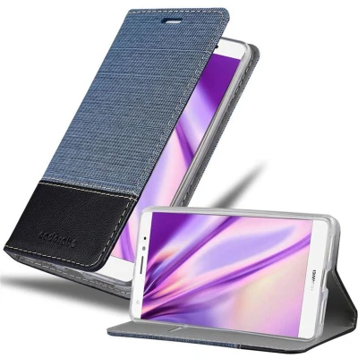 Afbeelding van Cadorabo Hoesje geschikt voor Huawei MATE S in DONKERBLAUW ZWART Beschermhoes met magnetische sluiting, standfunctie en kaartvakje Book Case Cover Etui