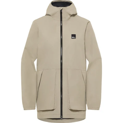 Afbeelding van Jack Wolfskin Terraview Outdoorjas, Dames, Maat: XL, Stone
